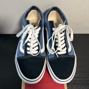 Vans Blue and Black Men's Sneakers